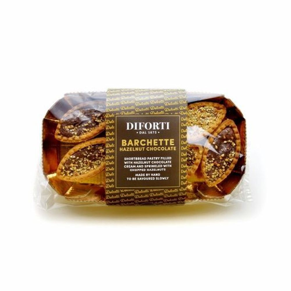 Diforti Pastries - Barchette Hazelnut Chocolate