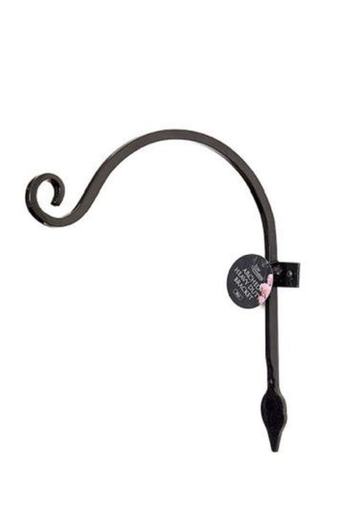 Arched Heavy Duty Bracket with Leaf Detail - 38cm