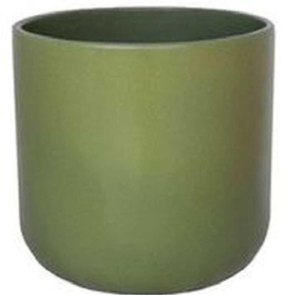 Lisbon Planter Olive H20.5Cm D20.5Cm