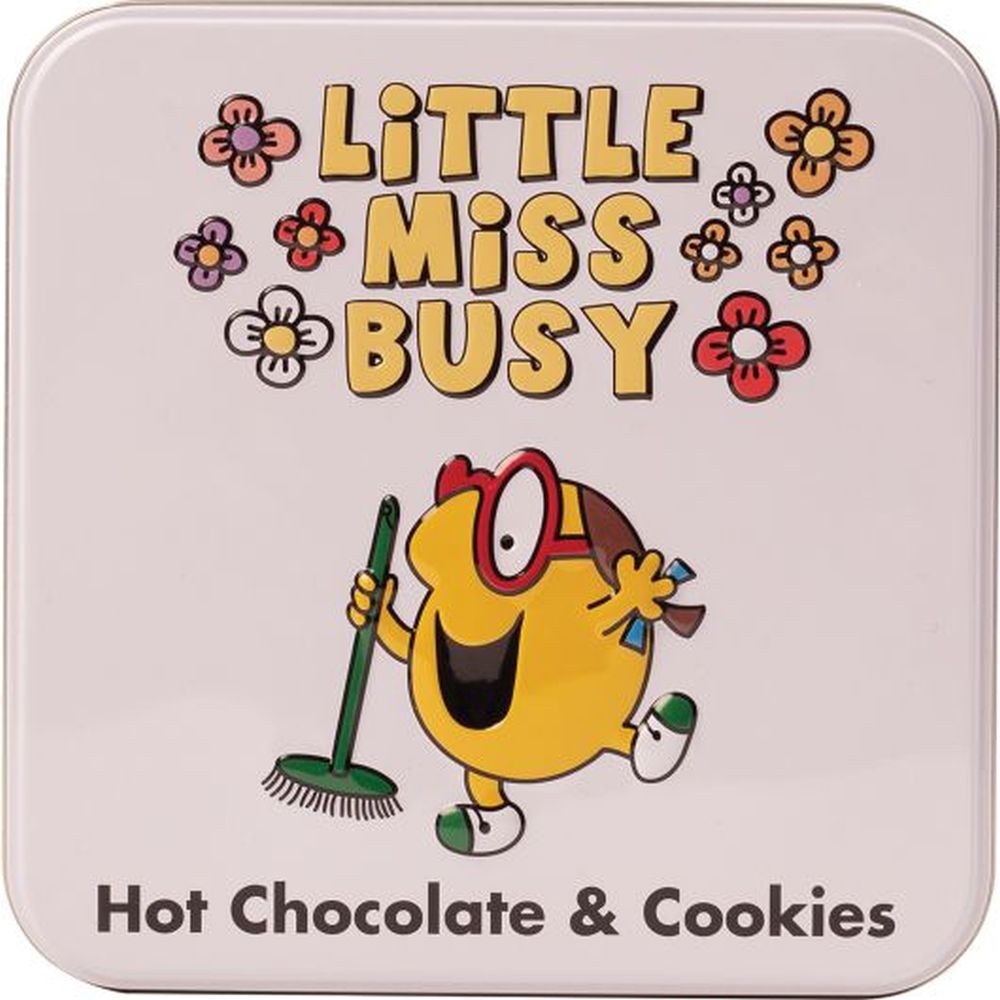 Miss Busy Tin With 120G Hot Choc & 100G Choc Chip Cookie