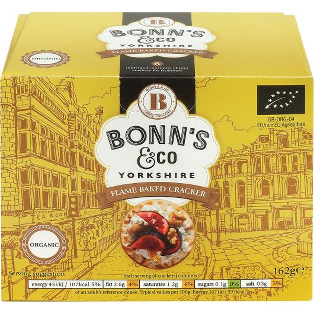 Bonns & Co Organic Crackers 162g