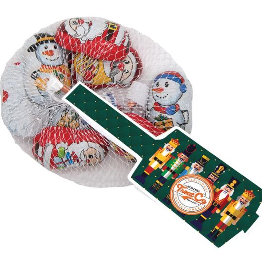 Treat Co Milk Chocolate Santa & Snowman Net 80g