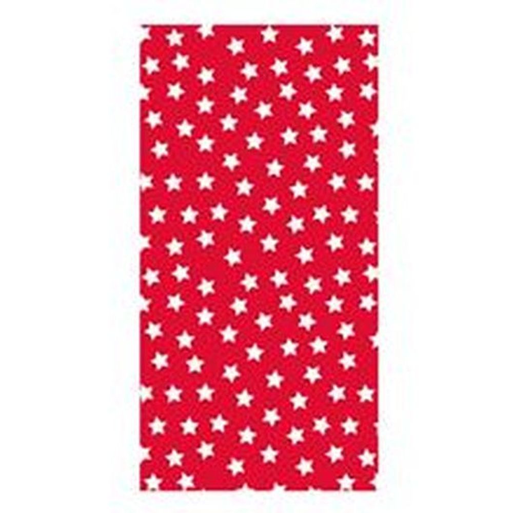 PAPER HANKIES STARS RED