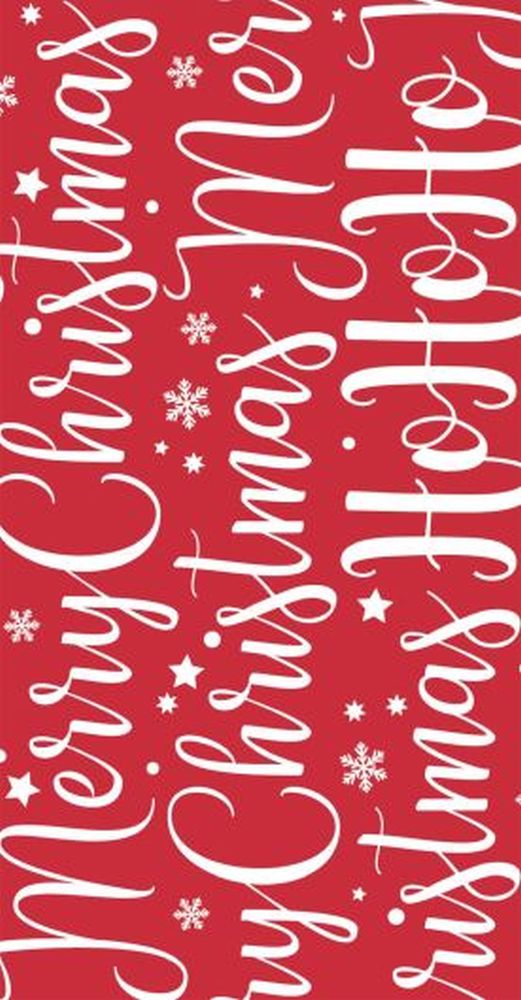 HANKIES MERRY CHRISTMAS RED