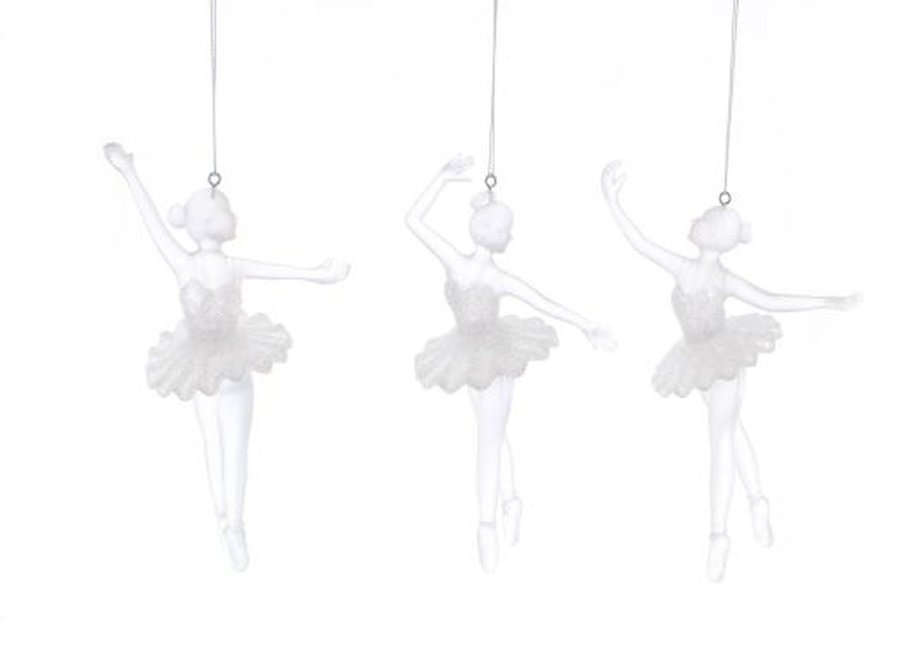 19cm silver ballerinas