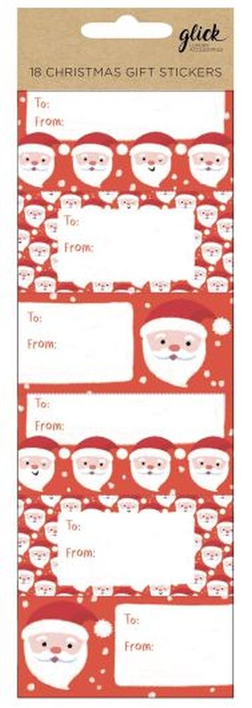 STICKERS (18) SANTA SELFIE