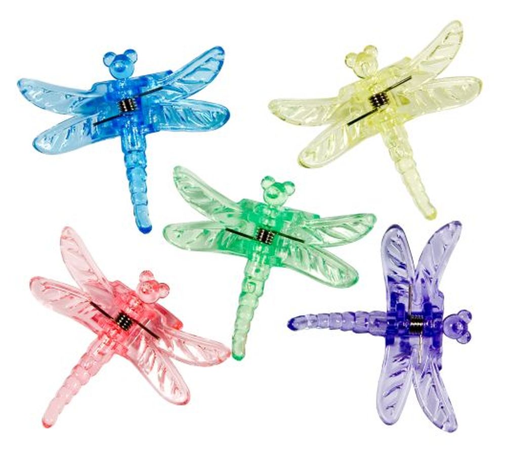 Dragonfly Clips Assorted Colours