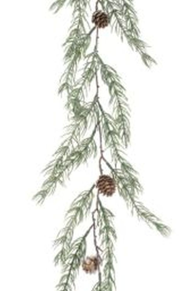 Frosted Pinecone Garland 106cm