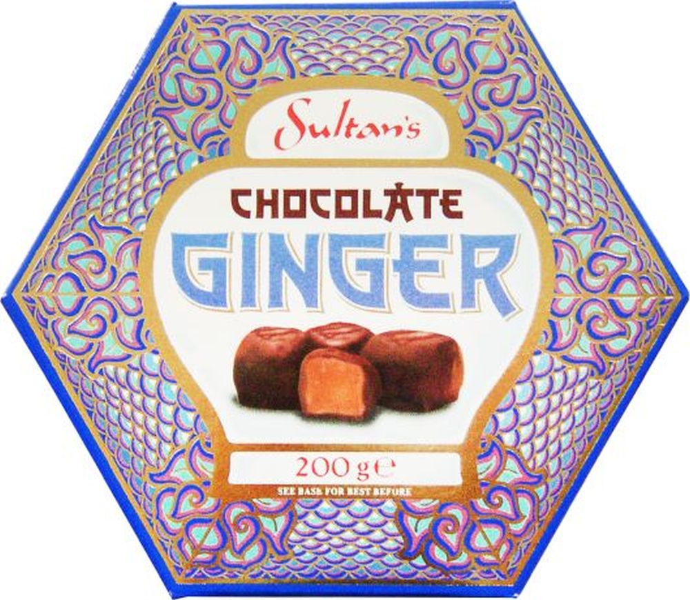 SULTANS Plain Chocolate Ginger 200g