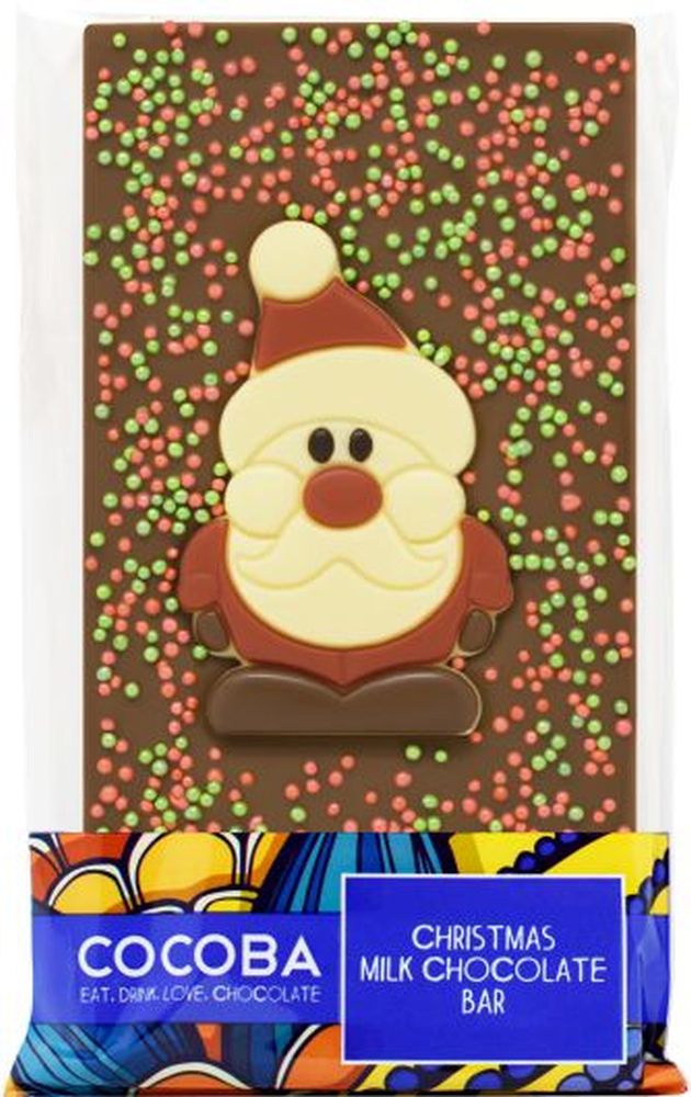 COCOBA Santa Milk Chocolate Bar 100g
