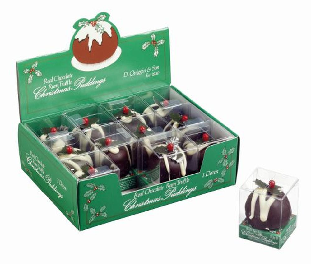 QUIGGINS Rum Truffle Christmas Pudding 50g