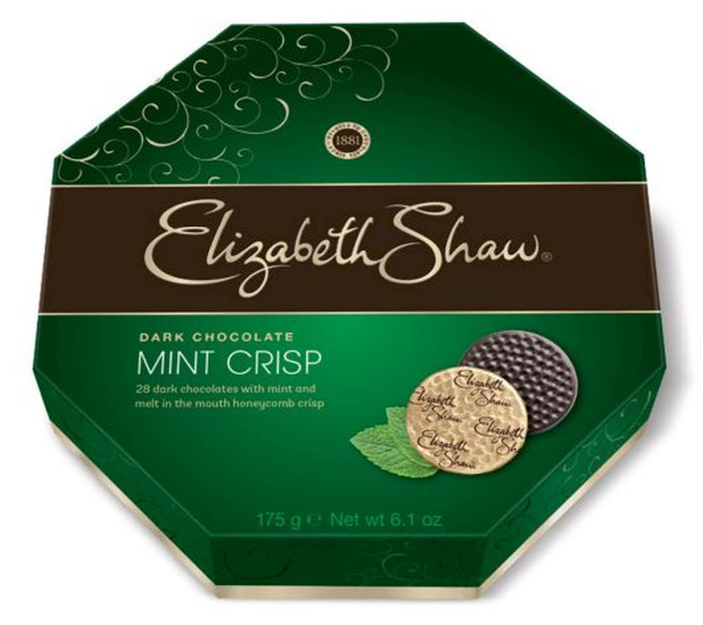 ELIZABETH SHAW Dark Chocolate Mint Crisp 175g