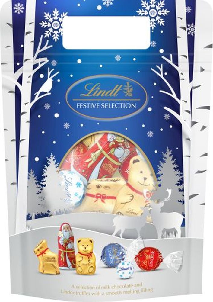 LINDT Festive Selection Pouch 400g