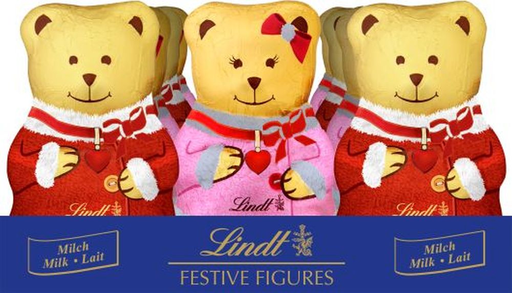 Lindt Mr. & Mrs. Milk Chocolate Teddy 100g