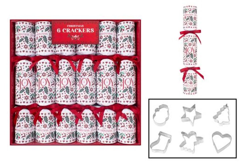 6X12" CHRISTMAS JOY CRACKERS