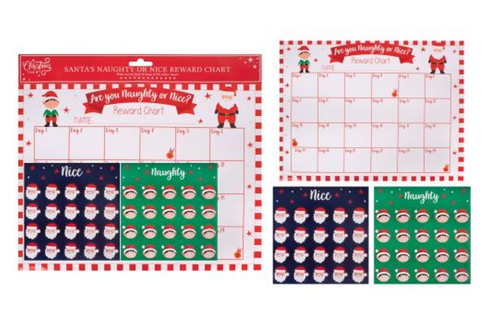 SANTA'S NAUGHTY OR NICE CHART