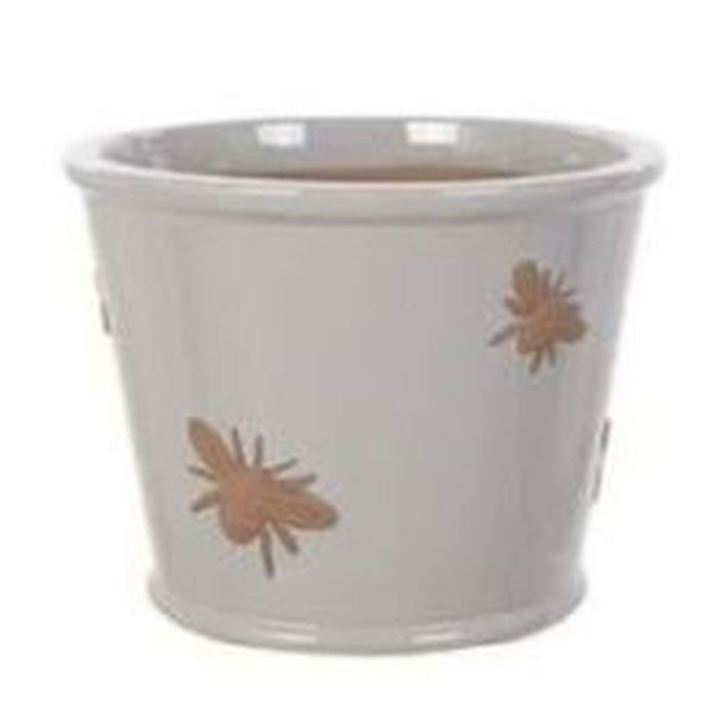 GREY BEE POT 31CM