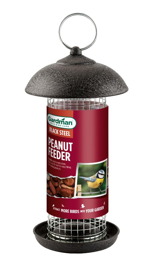GM Black Steel Peanut Feeder