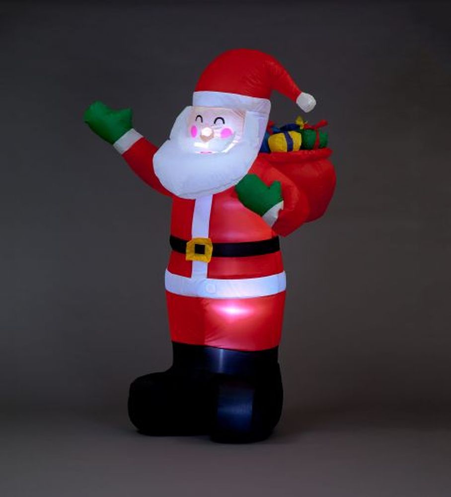 190cm Inflatable Santa Raised Right Arm