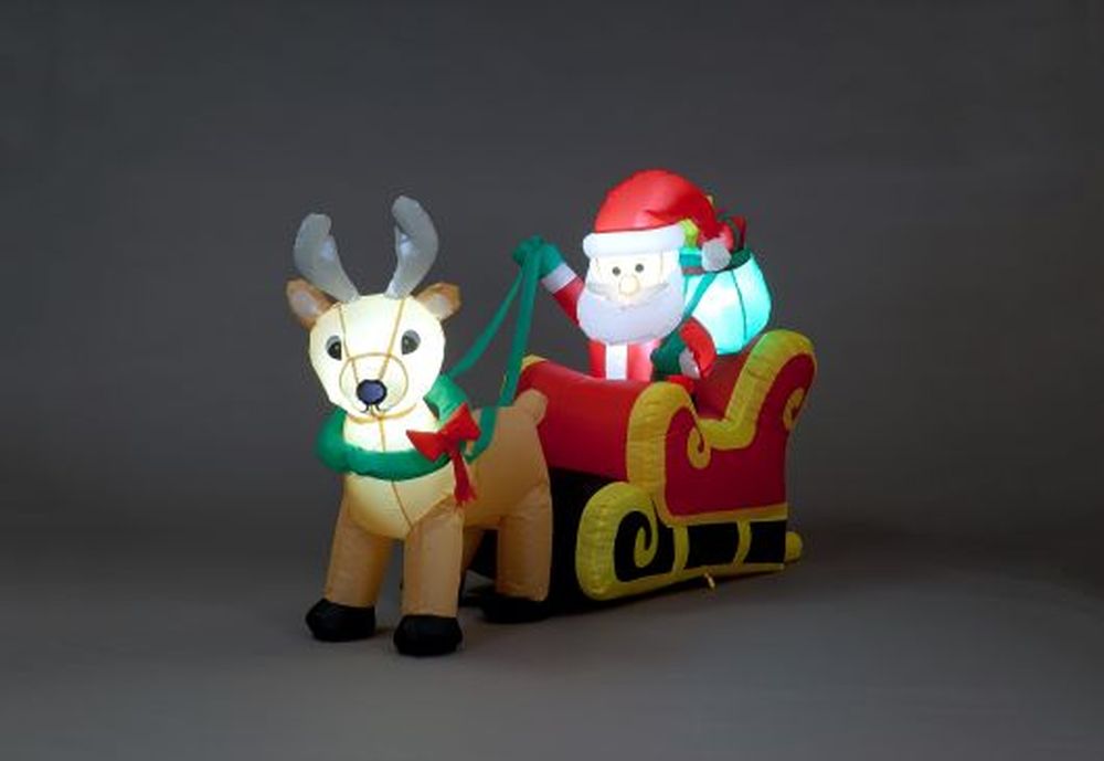 103cm Inflatable Santa Sleigh