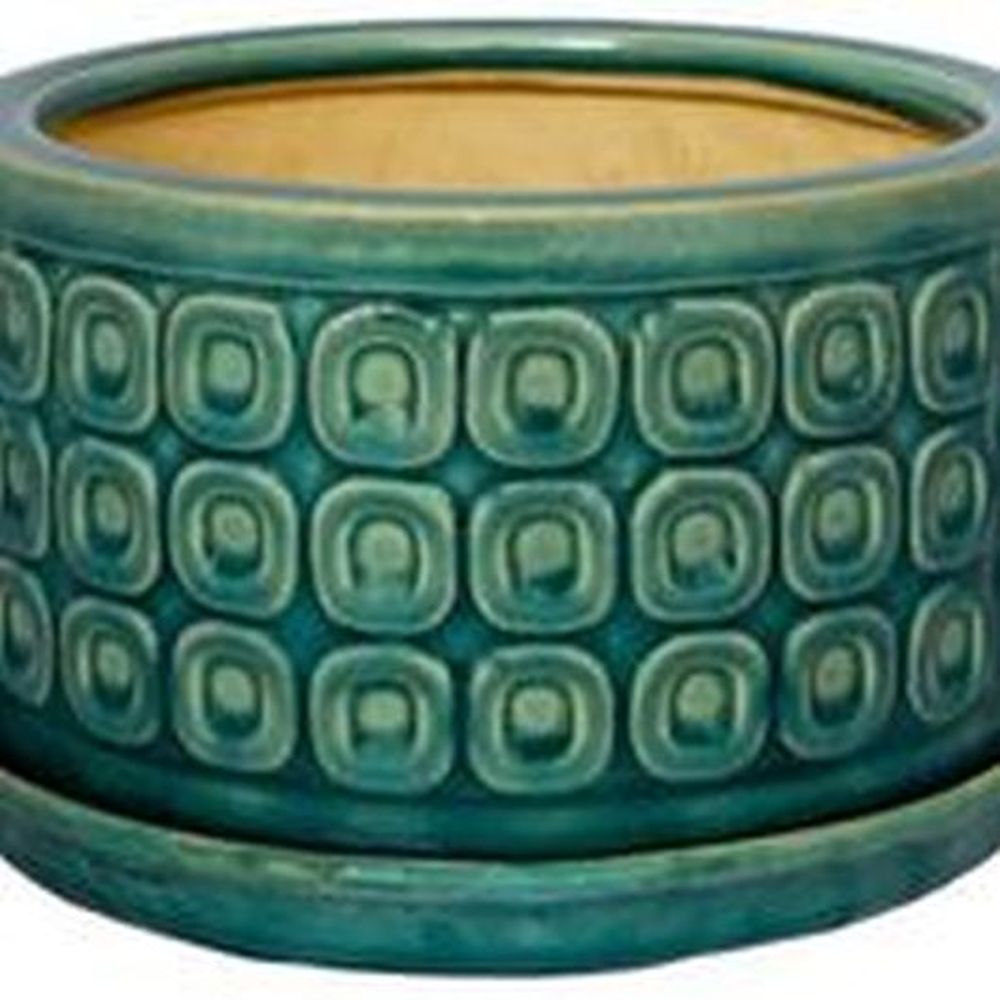 Bonsai Planter Teal D20Cm