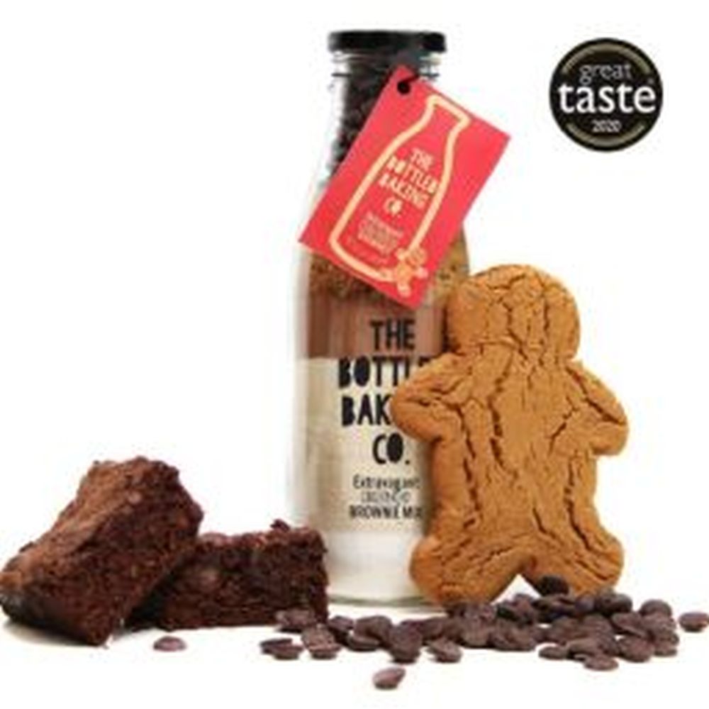 Bottled Baking Co-Extravagant Gingerbread Brownies