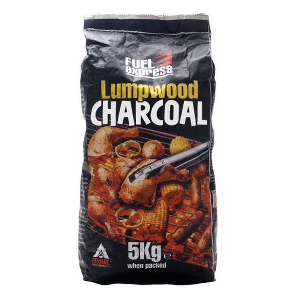 Fuel express lumpwood charcoal 5kg