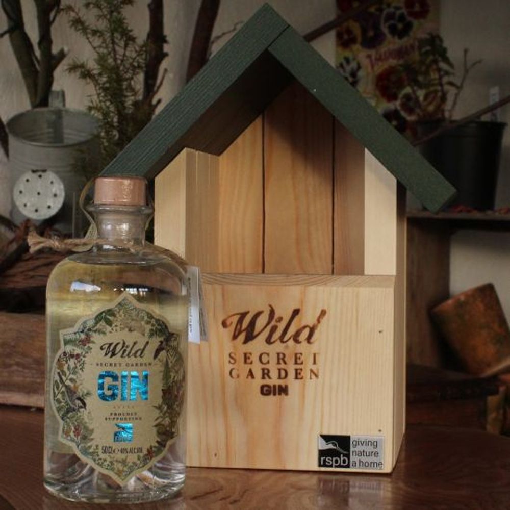 Wild RSPB Gin 50cl + Bird Box