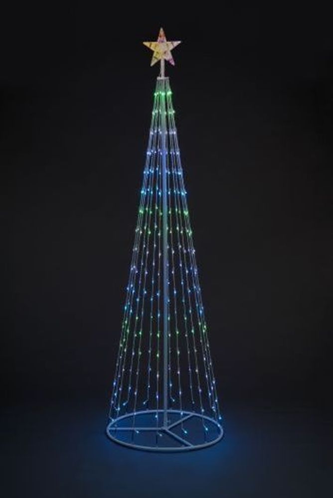 1.8m Cone Tree w/140 RGB LEDs