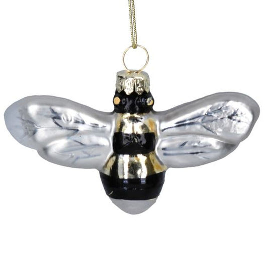Painted Glass Bumble Bee, 8cm