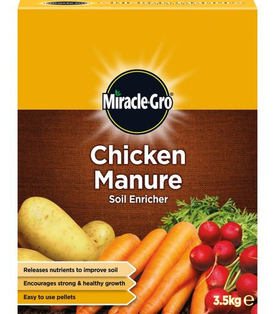 MIRACLE GRO CHICKEN MANURE 3.5KG