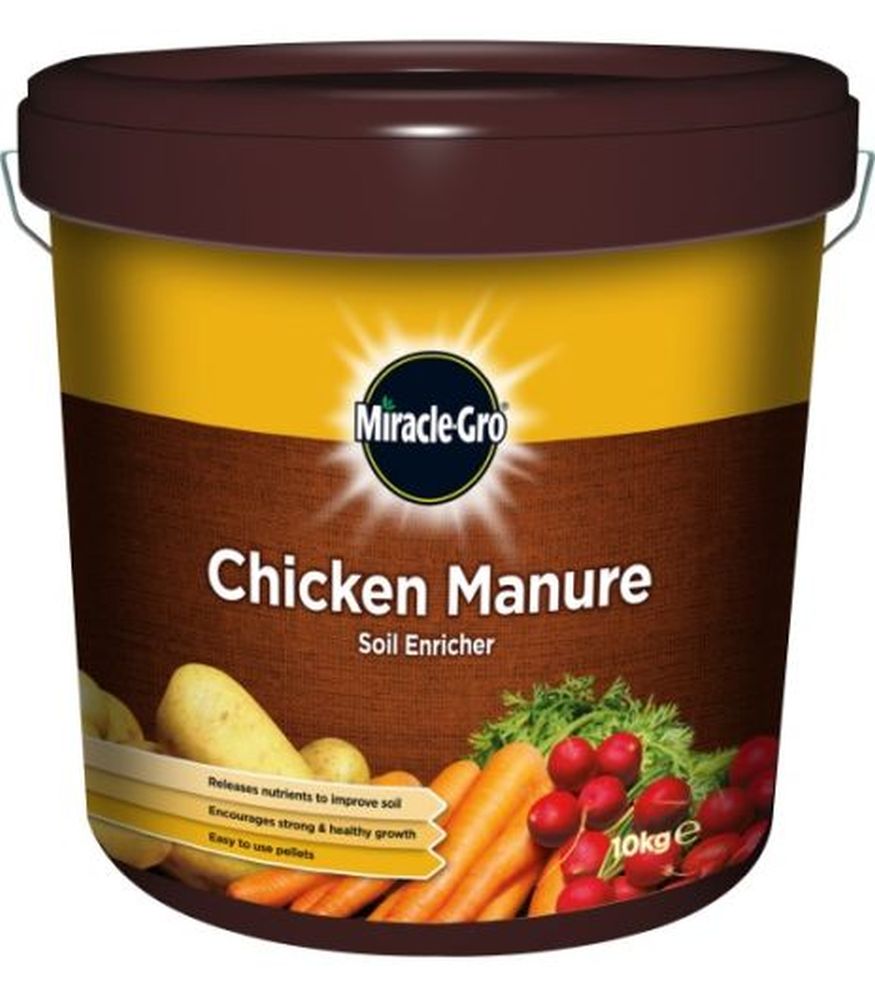 MIRACLE GRO CHICKEN MANURE 10KG