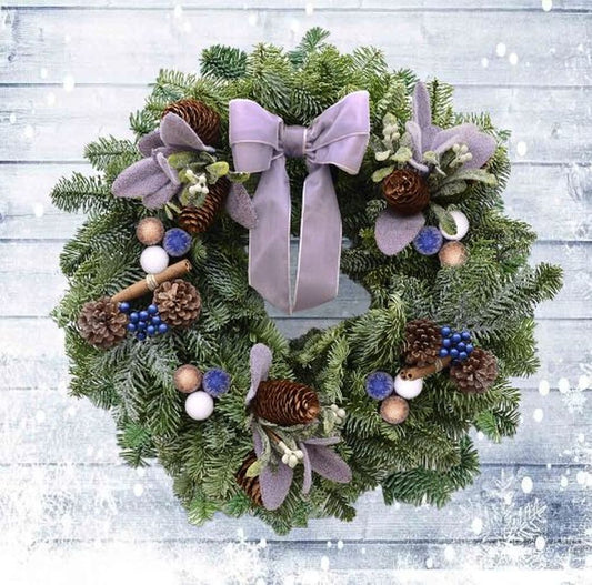 Winter Nights Wreath 12 inch