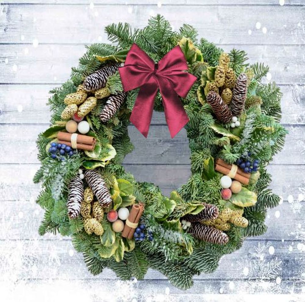 Sumptuous Winter Wreath 14 inch