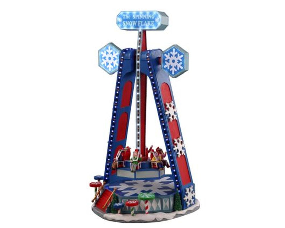 LEMAX THE SPINNING SNOWFLAKE, WITH 4.5V ADAPTOR
