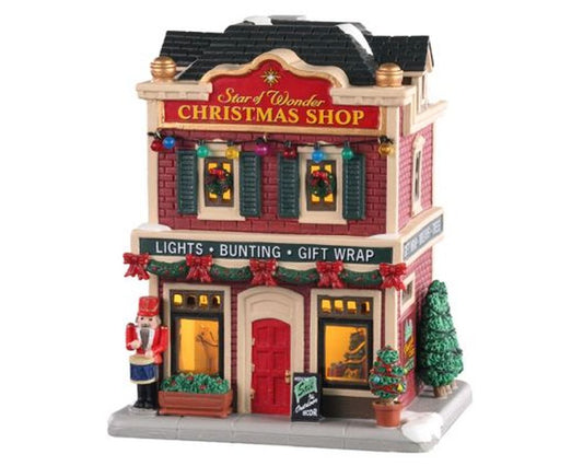 LEMAX STAR OF WONDER CHRISTMAS SHOP, B/O LED