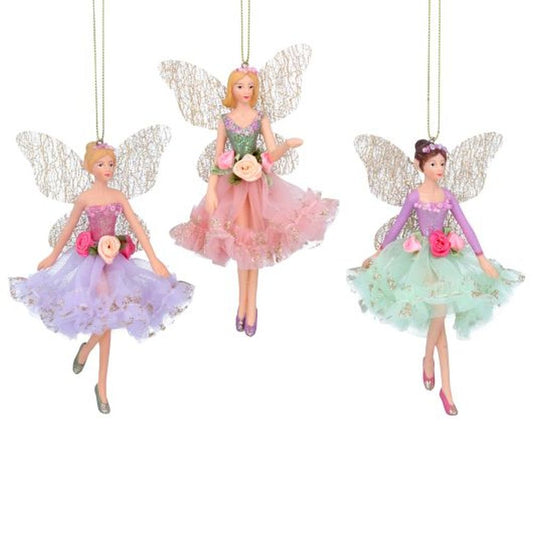 Pastel Resin/Fabric Fairy Dec
