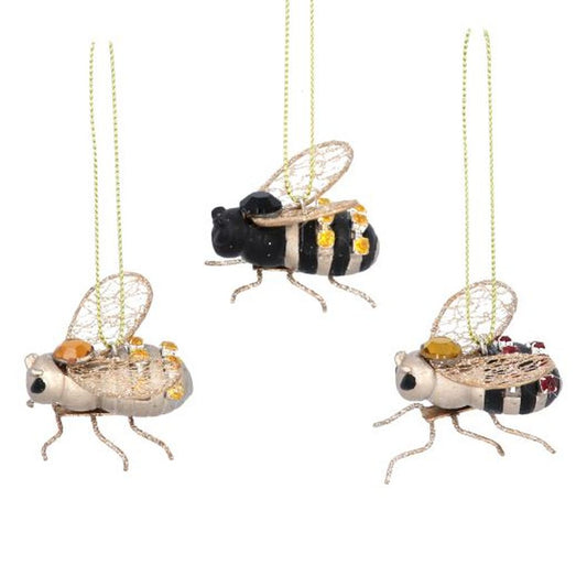 Resin/Diamante Bee Dec