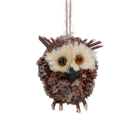 Frosted Cone/Twig Owl Dec