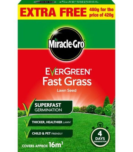 Miracle-Gro Fast Grass Seed 480gm