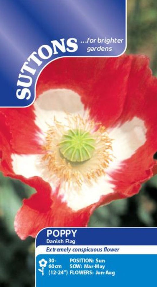 Poppy* Danish Flag