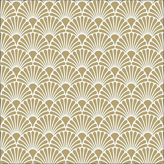 Napkin 33 Art Deco Gold/White FSC Mix