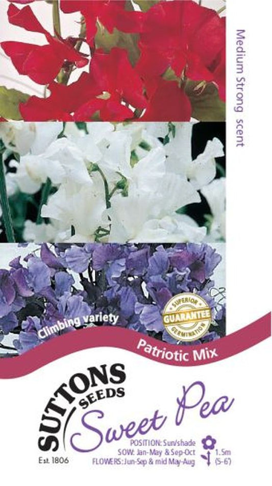 Sweet Pea Patriotic Mix