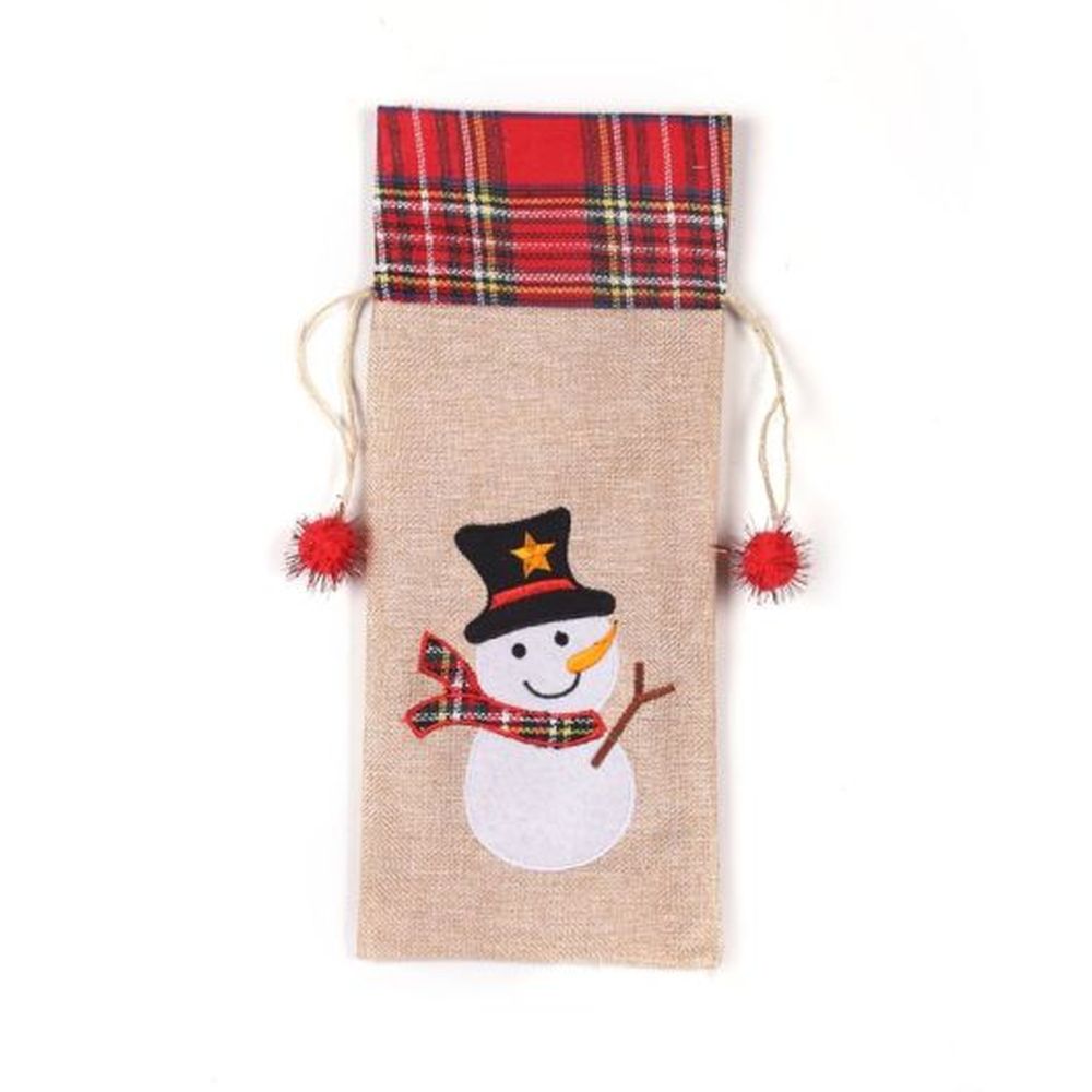 Hessian Wine Bottle Bags Decorations