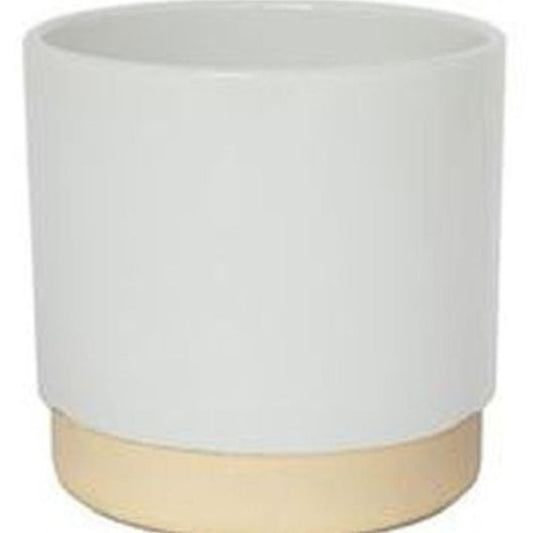Enos Pot White H13.5Cm D13Cm