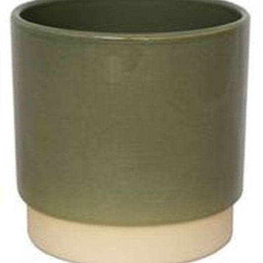 Enos Pot Green H13.5Cm D13Cm