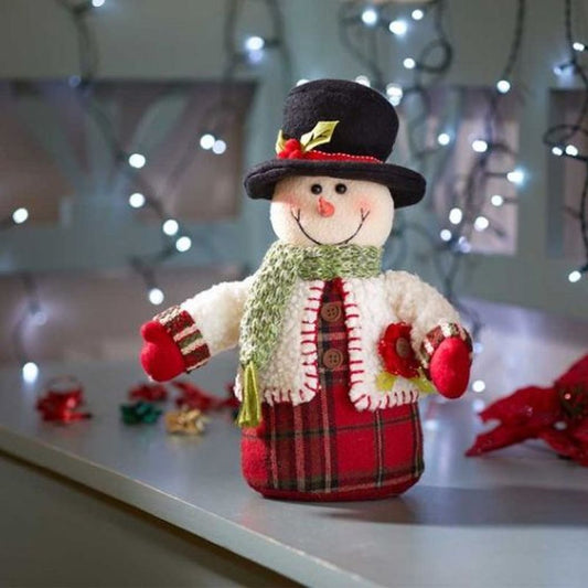 Holly Frosty Door Stop
