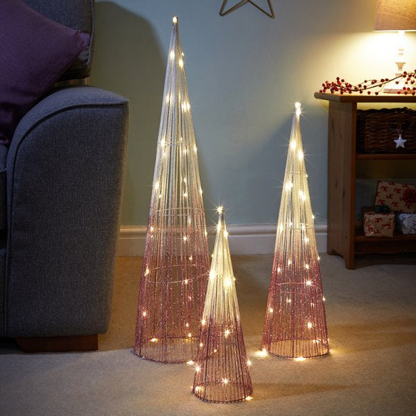 Sparkly TreeBelisks - Pink