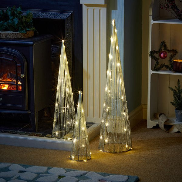 Sparkly TreeBelisks - Silver