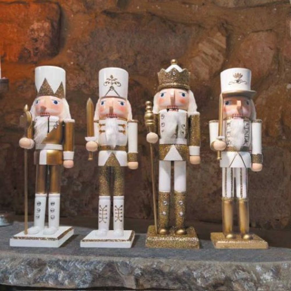 Nutcracker - Gold/White Large